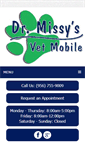 Mobile Screenshot of drmissysvetmobile.com