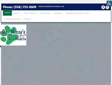 Tablet Screenshot of drmissysvetmobile.com